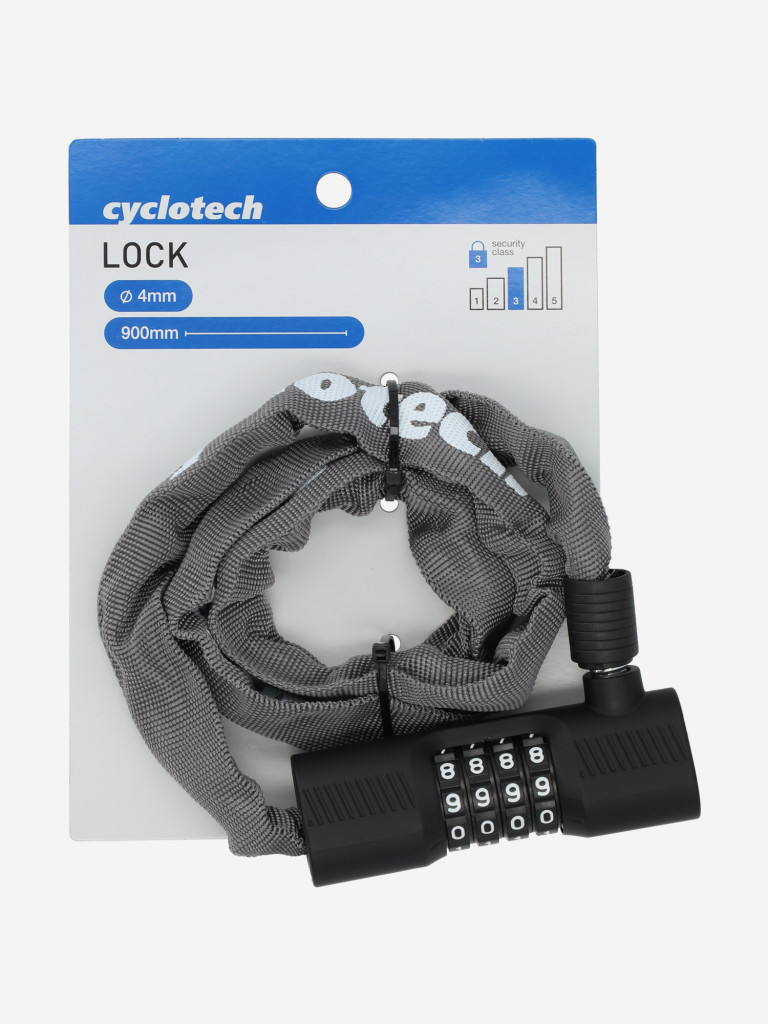 Замок велосипедный кодовый Cyclotech CLK-10