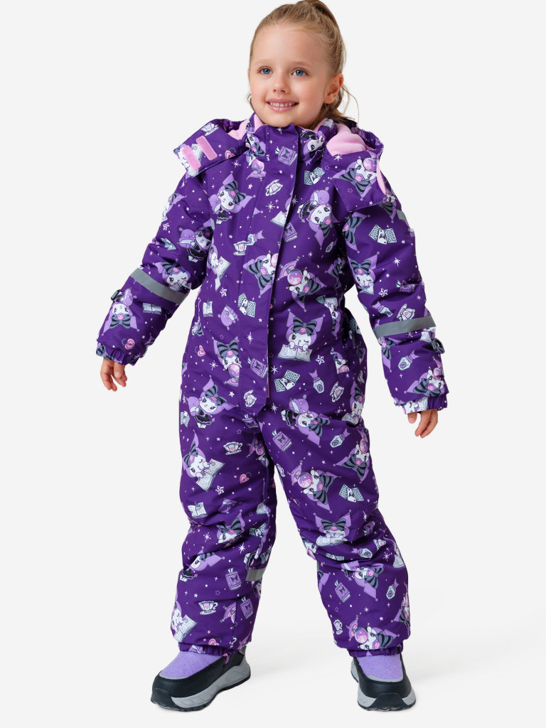Комбинезон зимний для девочек PlayToday