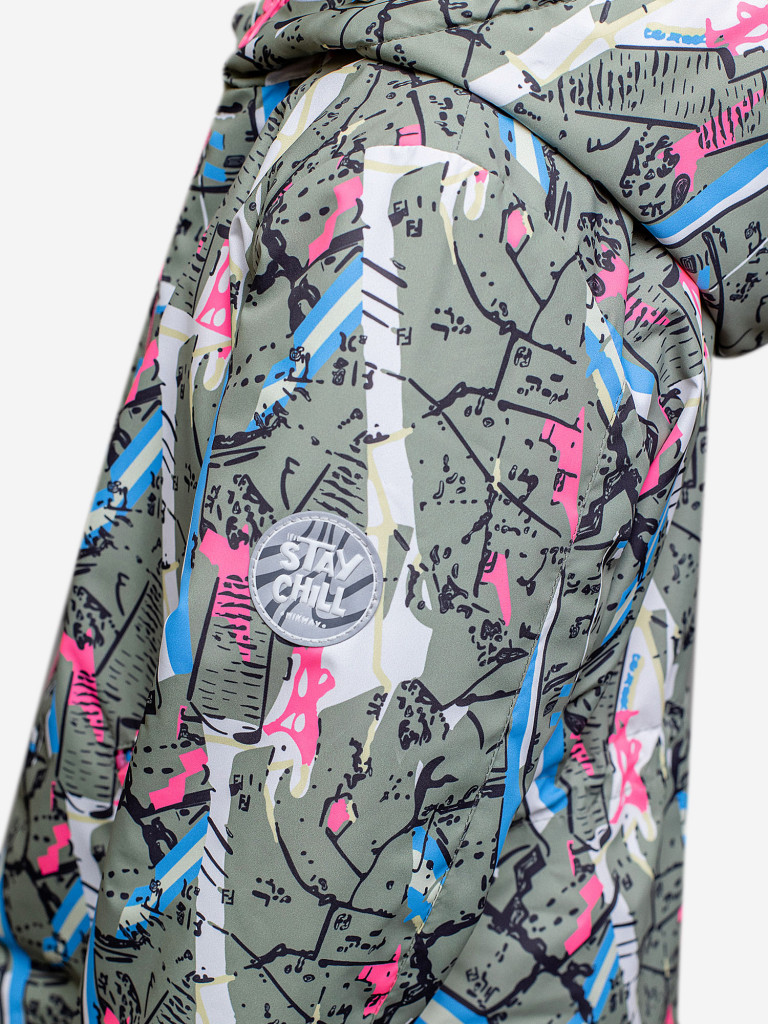 Куртка-парка для девочки batik Джесси мультиколор