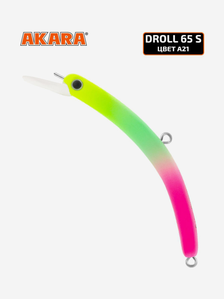 Воблер Akara Droll 65S минноу тонущий на форель 3,7гр A21