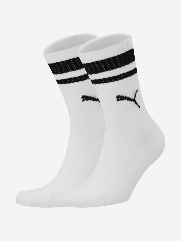 PUMA - Носки Unisex Crew Heritage Stripe Socks 2 pack – White – 35-38