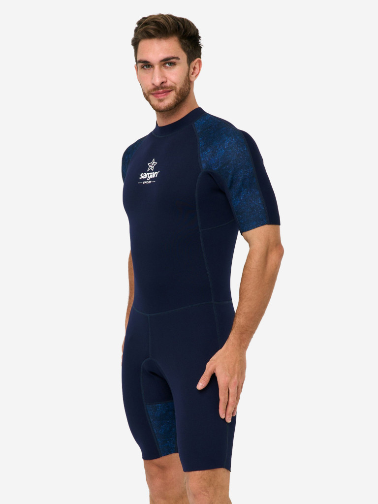 Гидрокостюм неопреновый короткий мужской 2мм SARGAN Sport