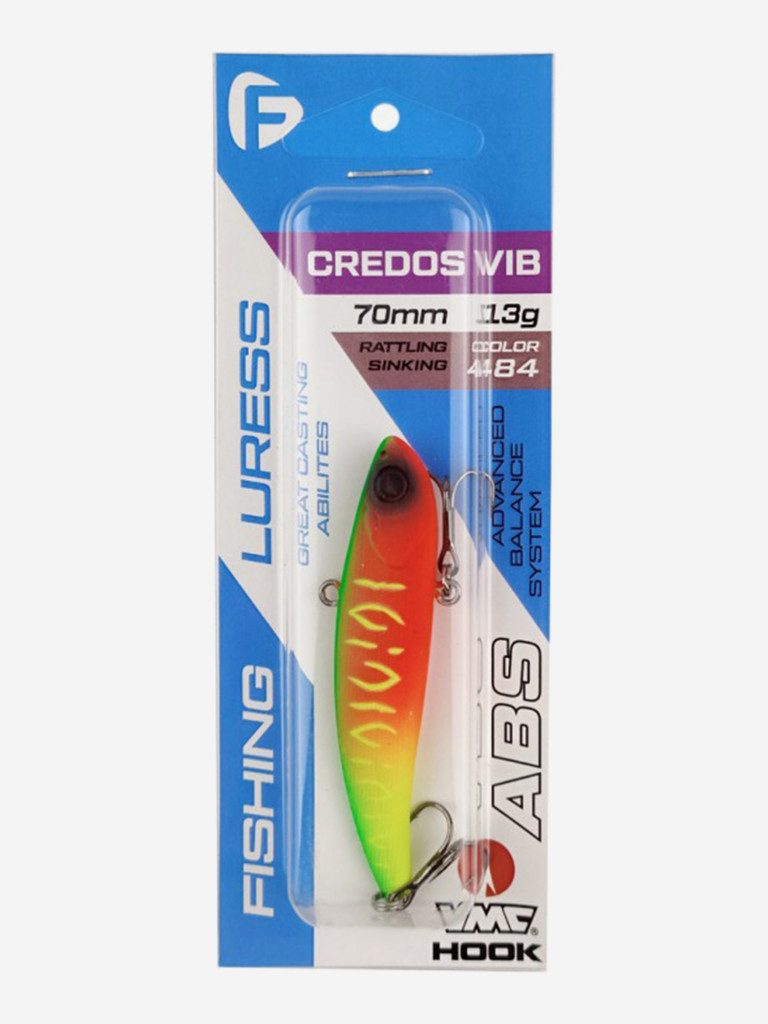 Воблер F-FISHING Credos Vib 70S 70мм 13г 484 Тонущий