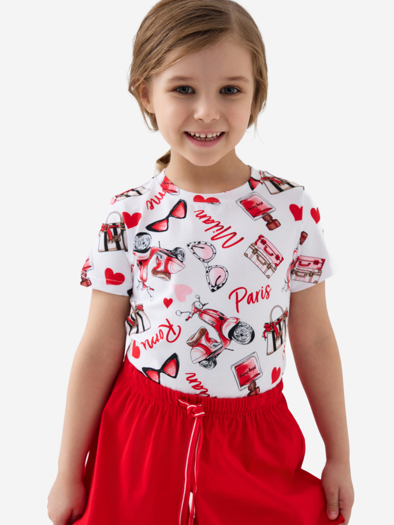 Футболка для девочки PlayToday