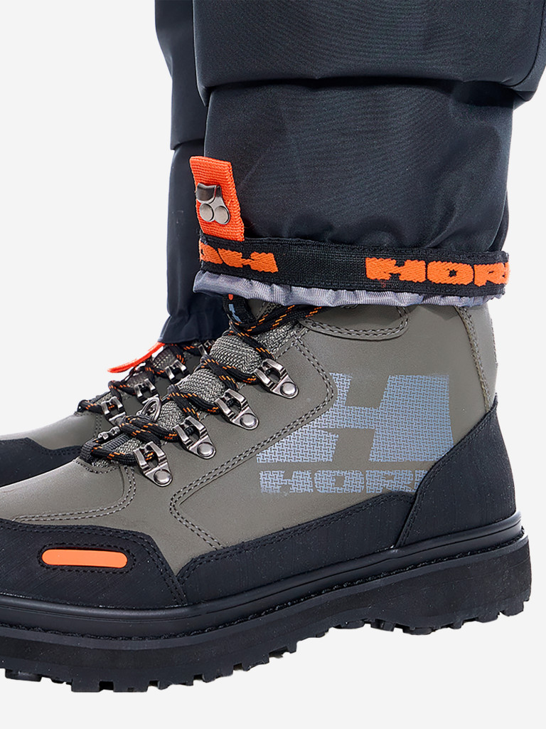 Мембранные вейдерсы Hord "The 9", водонепроницаемые, мужские, цвет черный