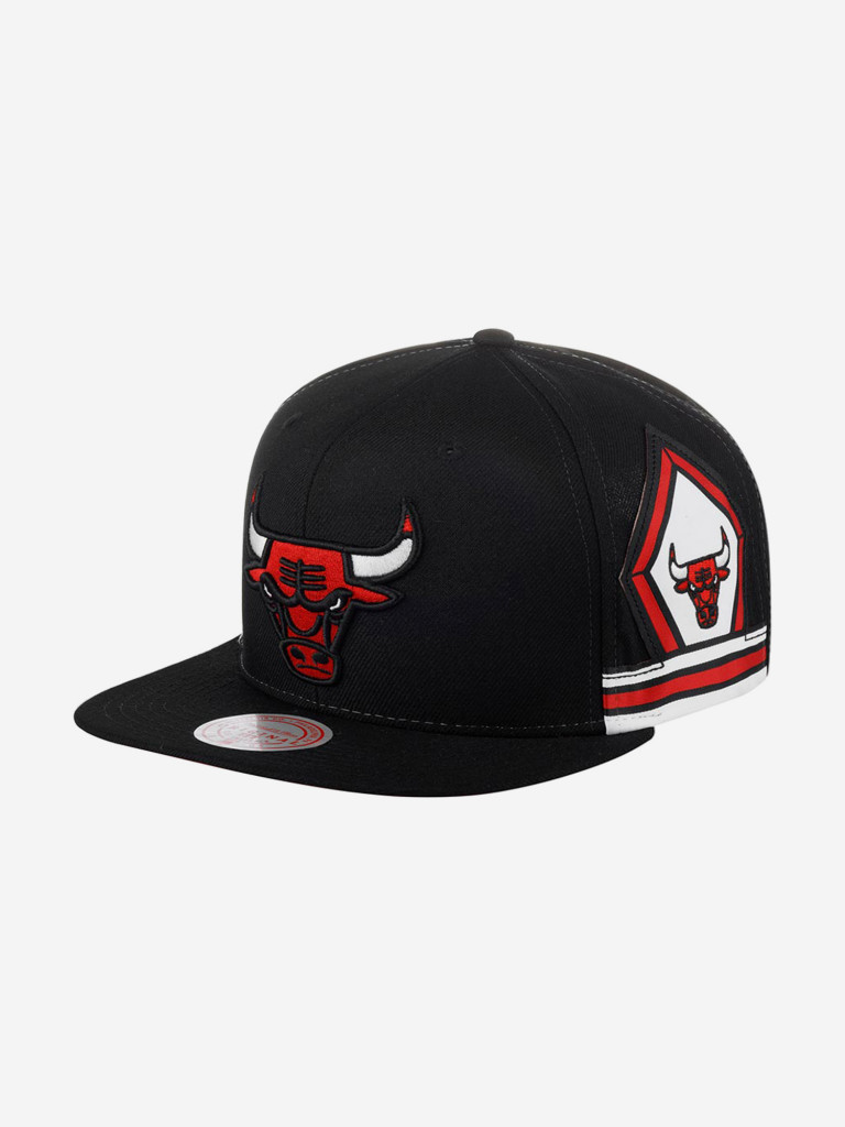 Бейсболка с прямым козырьком MITCHELL NESS 6HSSLD21011-CBUBLCK Chicago Bulls NBA (черный)