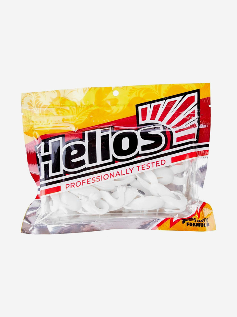 Мягкая приманка лягушка Helios Crazy Frog, 2,36" / 6,0 см, White, 10 штук (HS-22-001)