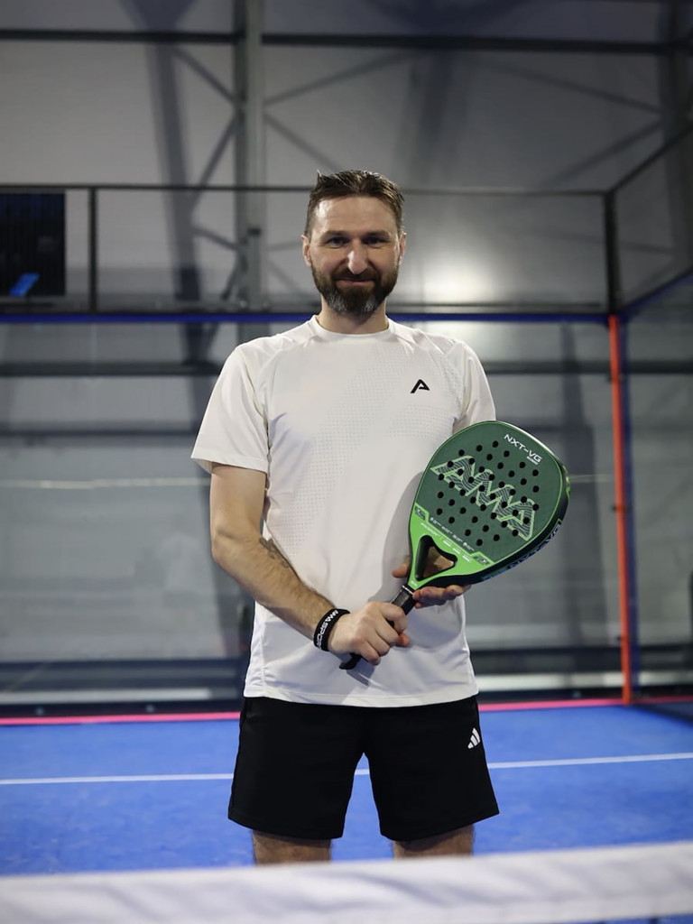 Ракетка для падел-тенниса AMA, форма - бриллиант, баланс - нейтральный