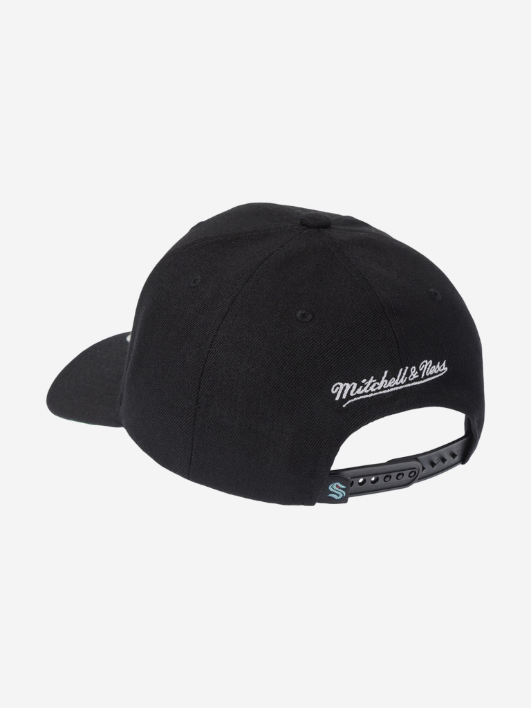 Бейсболка MITCHELL NESS HP9572-SKRBLCK Seattle Kraken NHL