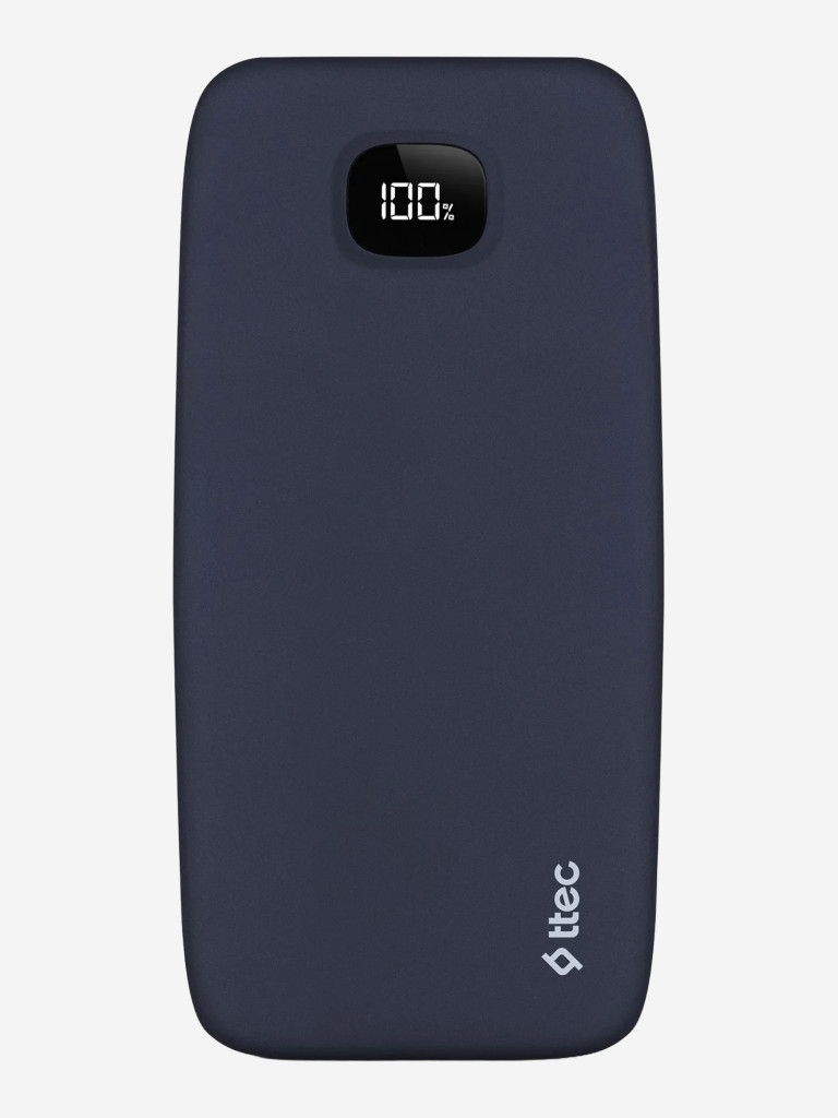 Внешний аккумулятор TTEC ChargeUp LCD 10.000mAh. Цвет: темно-синий