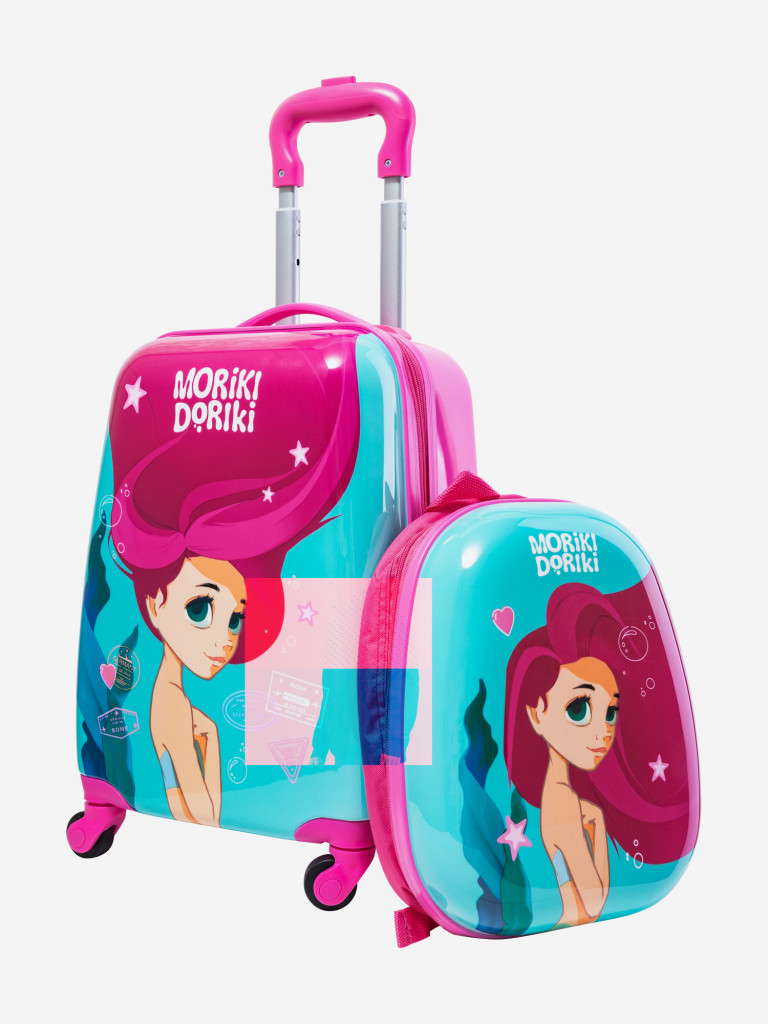 Набор для путешествий детский для девочки MORIKI DORIKI (чемодан и рюкзак) Lana Travel Set, 2 предмета