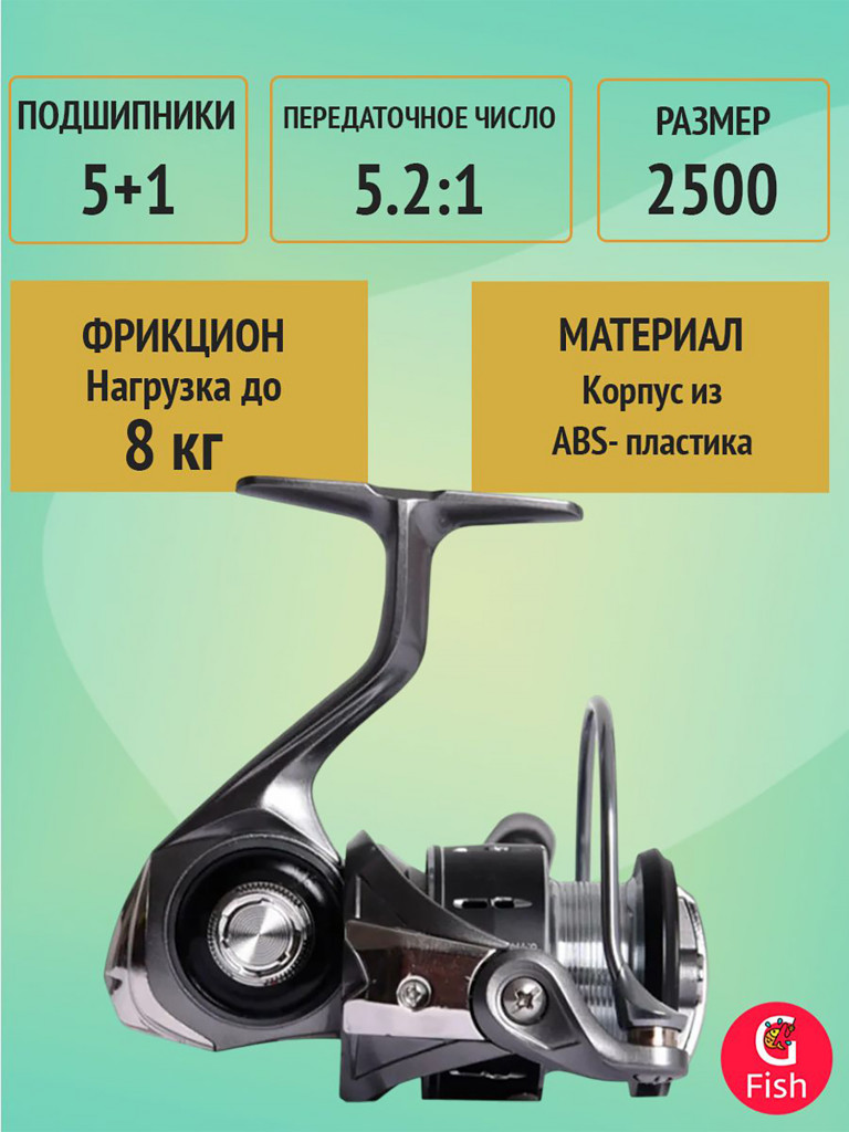 Катушка безынерционная Maximus Axiom 2500 (5+1 подшипников)