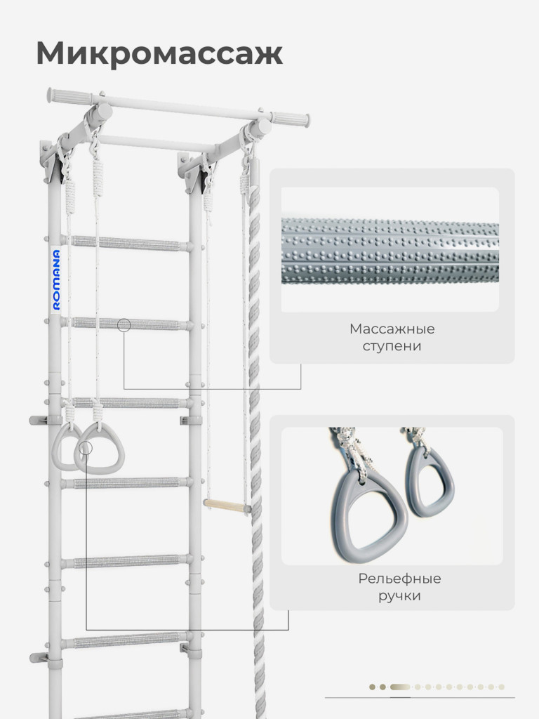 Шведская стенка детская S2 с турником