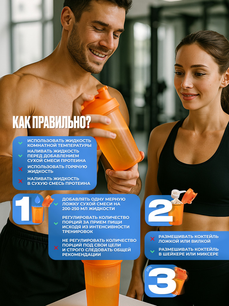 Протеин Мультикомпонентный для набора мышечной массы PUREPROTEIN 3кг, Мокаччино