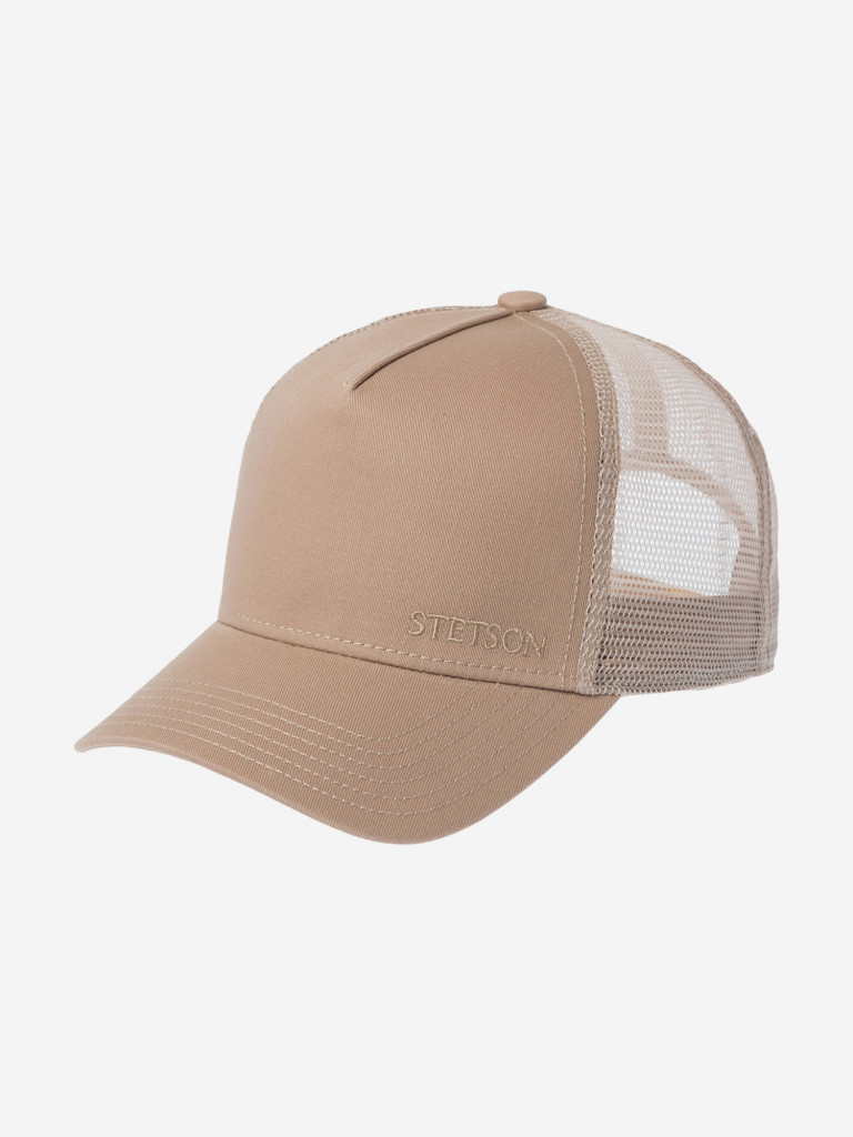 Бейсболка с сеточкой STETSON 7751179 TRUCKER CAP COTTON (бежевый)