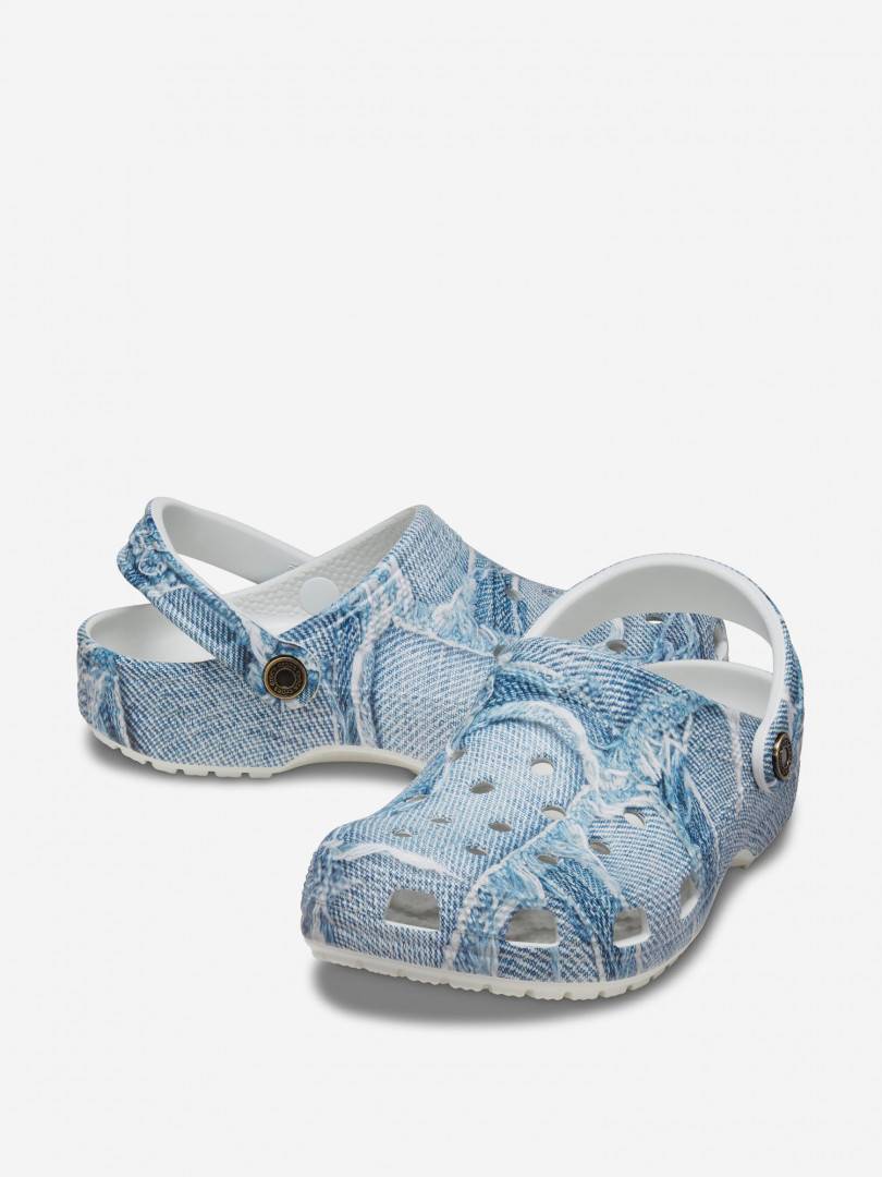 Клоги Crocs Classic Denim Clog 31491020299 Голубой, размер 37, 38,42, 43,38, 39,39, 40,43, 44,41, 42,40, 41, фото 3