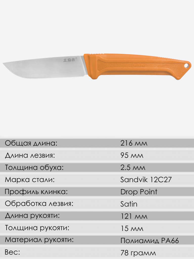 Нож SanRenMu S708-4