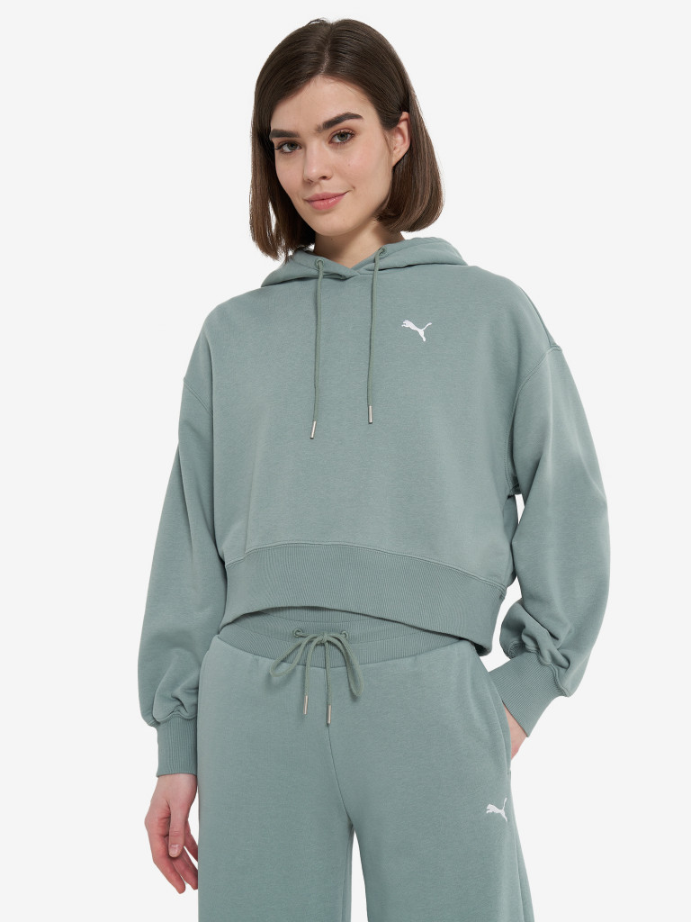 Худи женское PUMA Essentials Ribbed