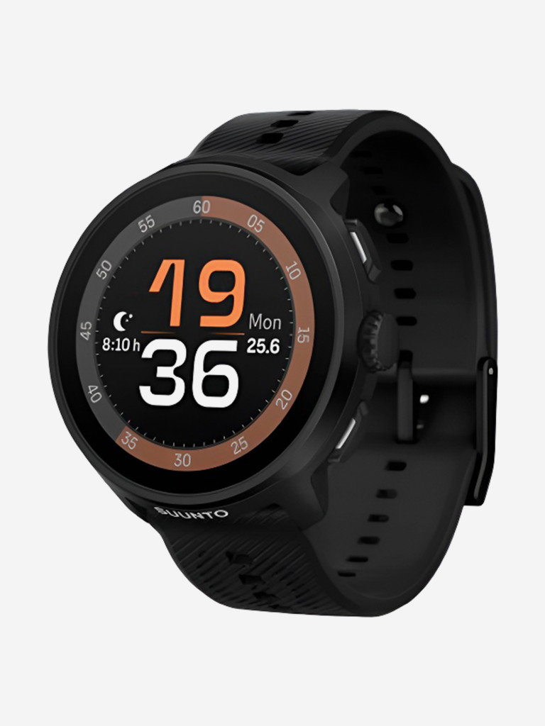 Спортивные часы Suunto Run, черные, силиконовый