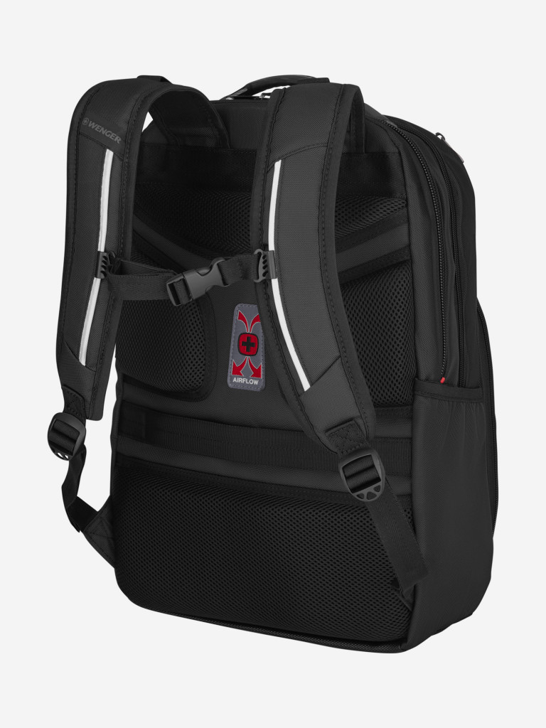 Рюкзак WENGER Cosmic, серый, ПВХ/полиэстер,34 x 49 x 23 см,30л