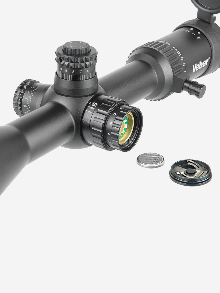 Прицел оптический Veber Wolf 3-15x50 SF IG RF1