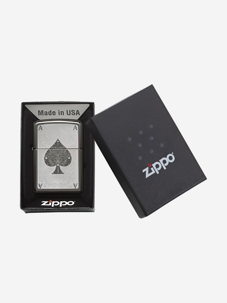 Зажигалка Zippo Classic Ace Black Ice