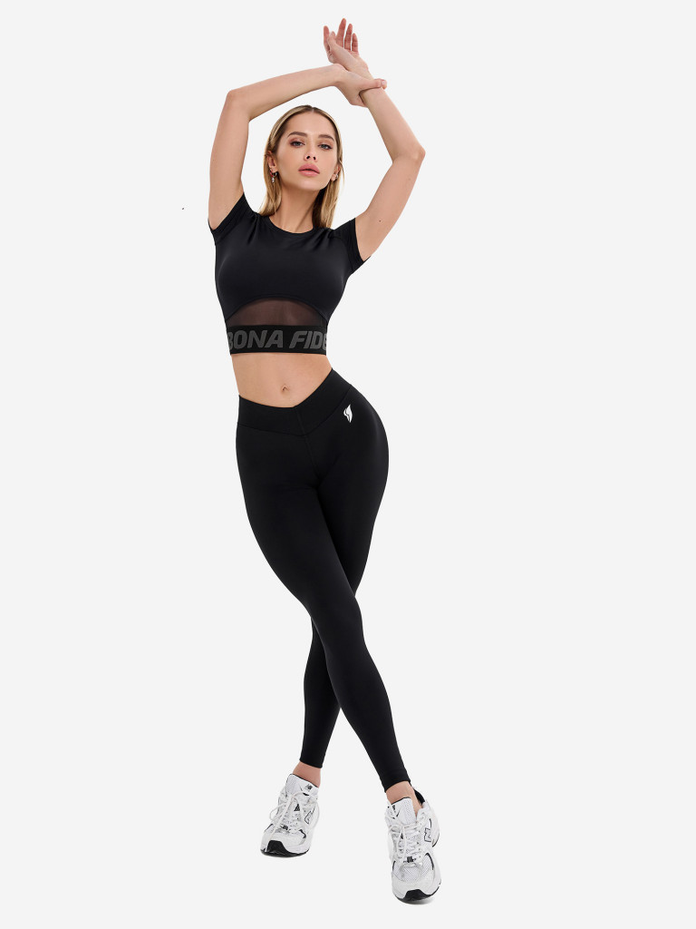 Топ женский Bona Fide: Hi-Tech Shirt "Black"