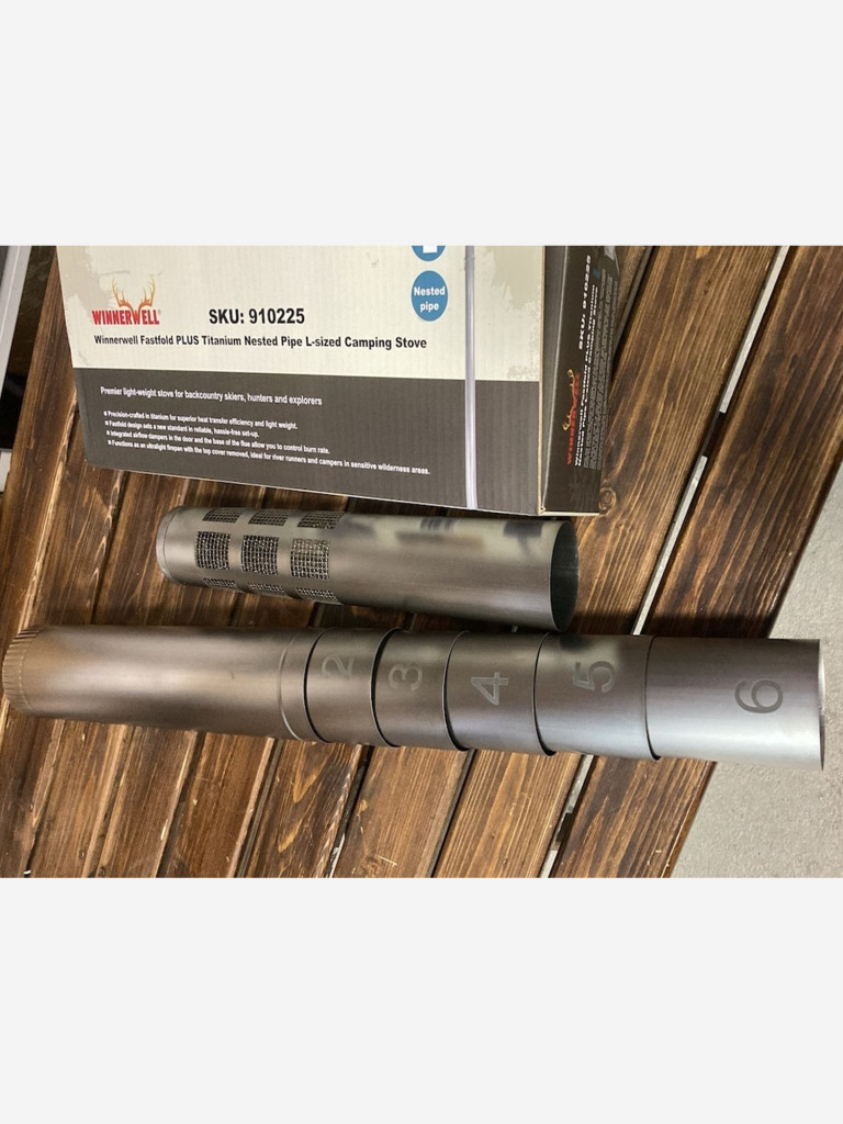 Складная туристическая печь Winnerwell Fastfold Plus Nested Pipe Large