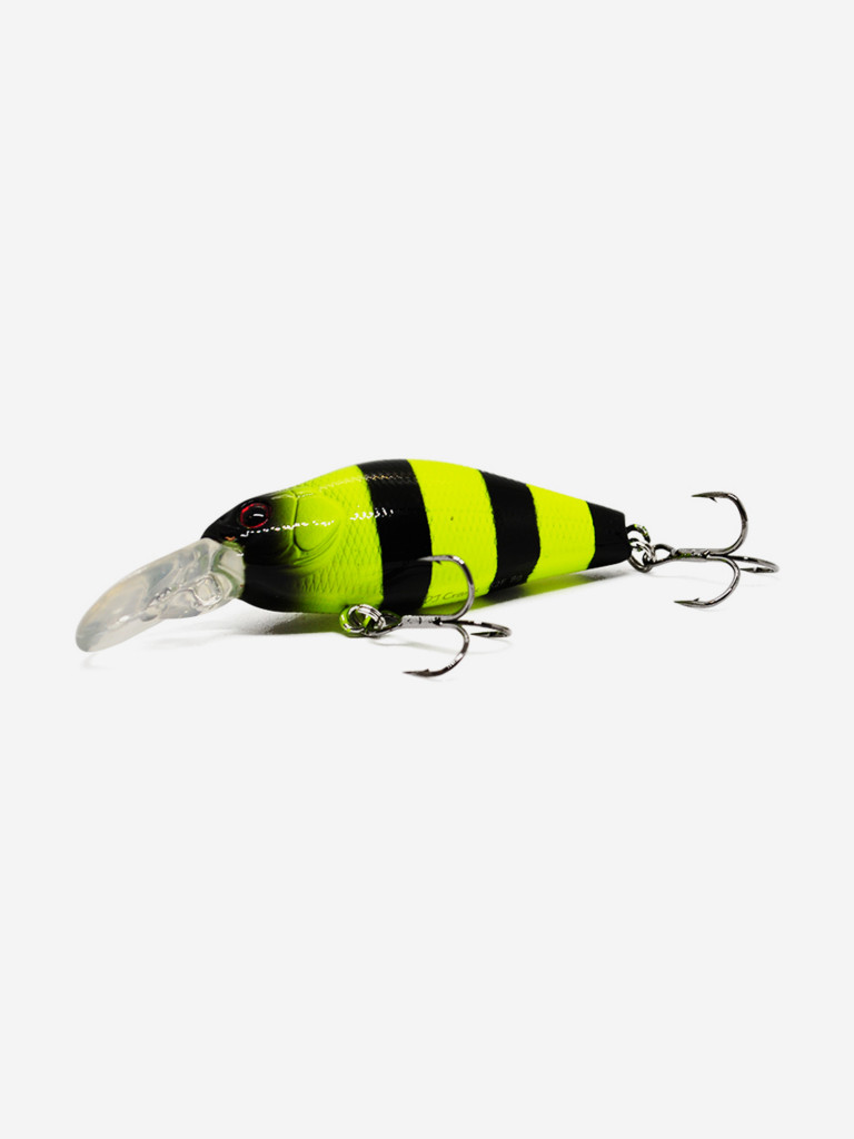 Воблер Mottomo DJ Crank 52F 8g Chartreuse Black