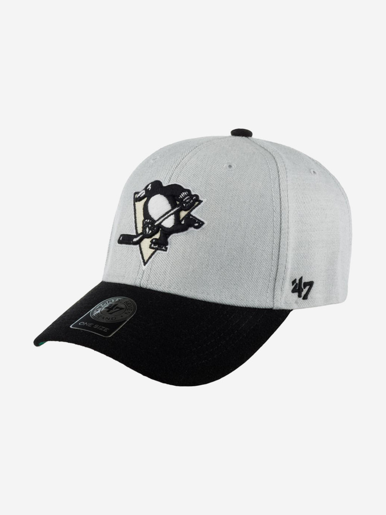 Бейсболка 47 BRAND H-MUNSN15WHS-GY Pittsburgh Penguins NHL