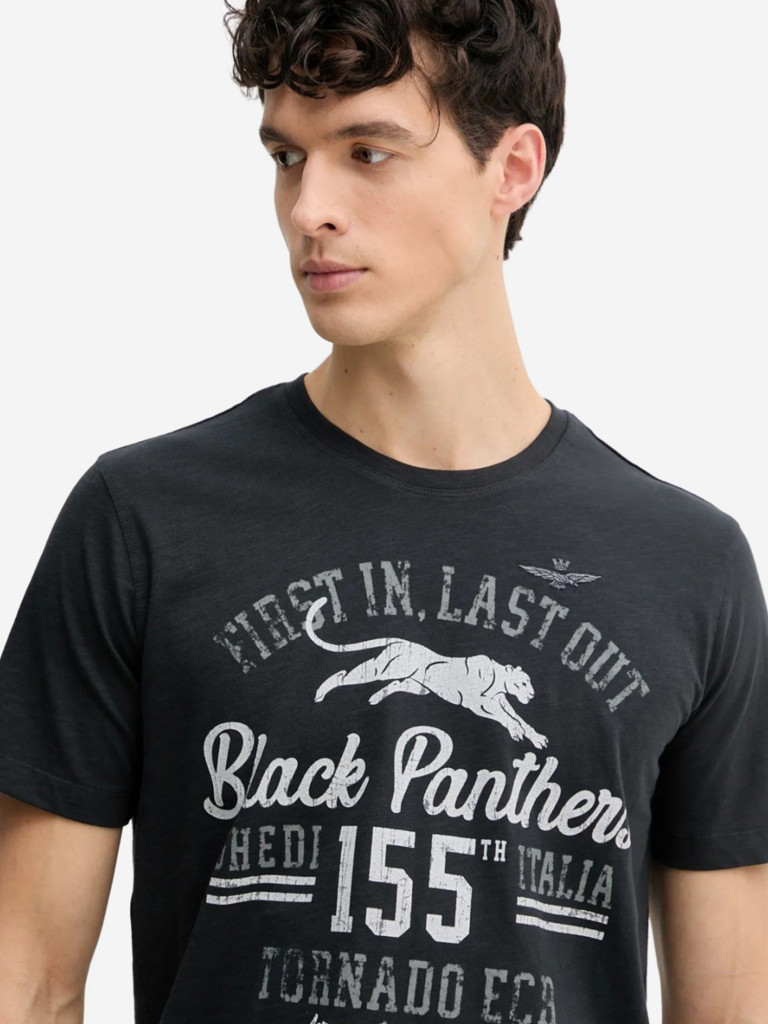Футболка мужская AERONAUTICA MILITARE Black Panthers