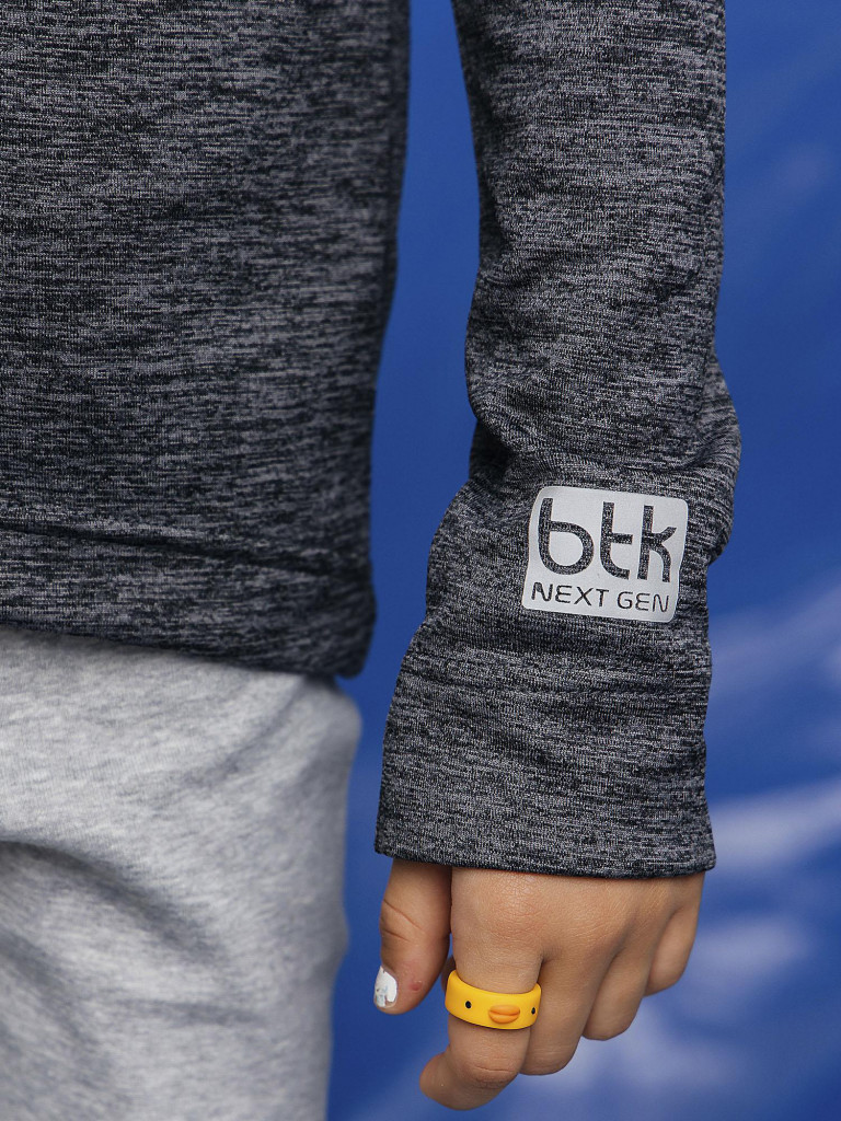 Термобелье верх для девочек batik темно-серый