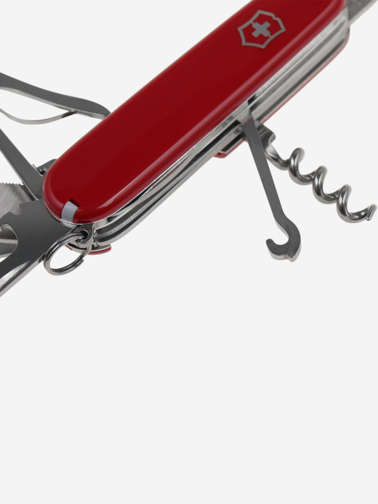 Складной нож Victorinox Mountaineer, функций: 18, 91мм, красный , коробка картонная, 1.3743