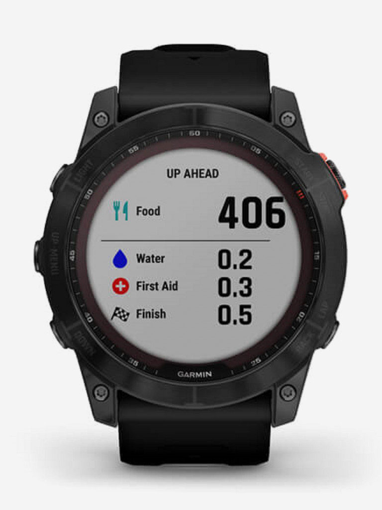 Часы Garmin Fenix 7X Solar c подзарядкой от солнца, серый с черным ремешком 010-02541-01