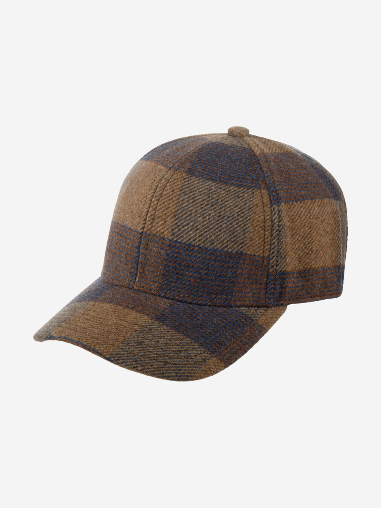 Бейсболка классическая STETSON 7720310 BASEBALL CAP CHECK WOOL