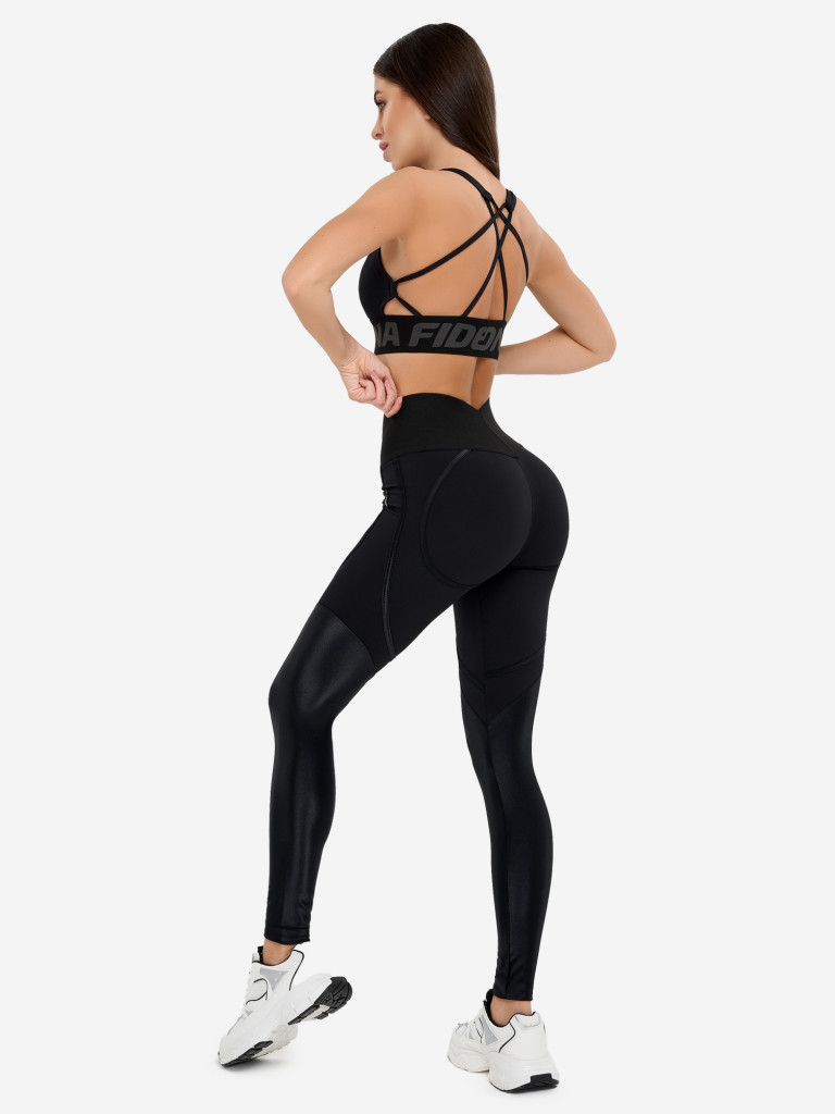 Лосины женские Bona Fide: Flirt Leggings "Black"