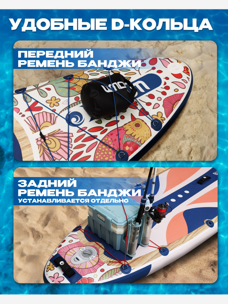 Надувная SUP-доска SOWM CARTOON, 11' 335*84*15 см сапборд