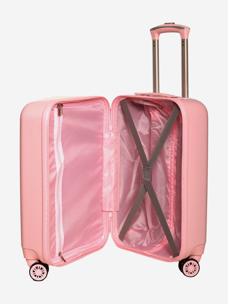 Чемодан детский BEYOND TIME G214 Собачка с лапкой розовый