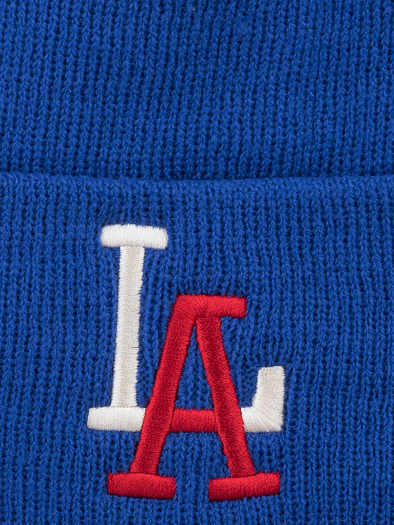Шапка с отворотом AMERICAN NEEDLE 21019A-LOS Los Angeles Angels Cuffed Knit MILB (синий)
