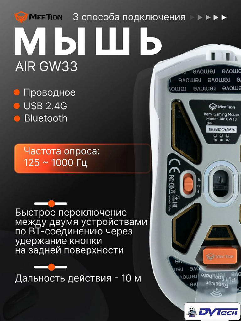 Игровая мышь MEETION GW33