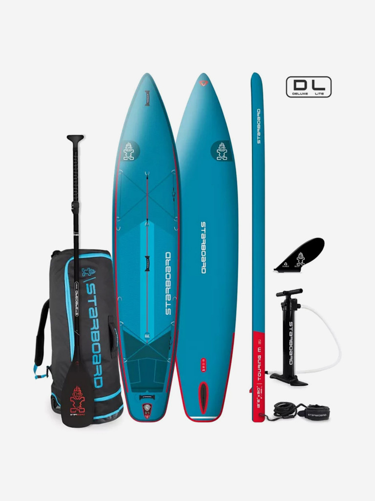 Сапборд надувной двухслойный Starboard Touring М Deluxe Lite 12.6x30x6, 381x76x15 см