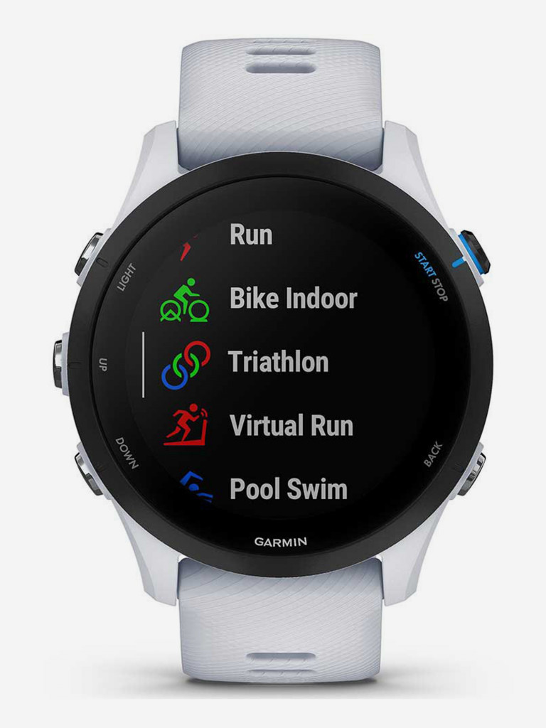 Спортивные часы Garmin Forerunner 255 Music с белымремешком