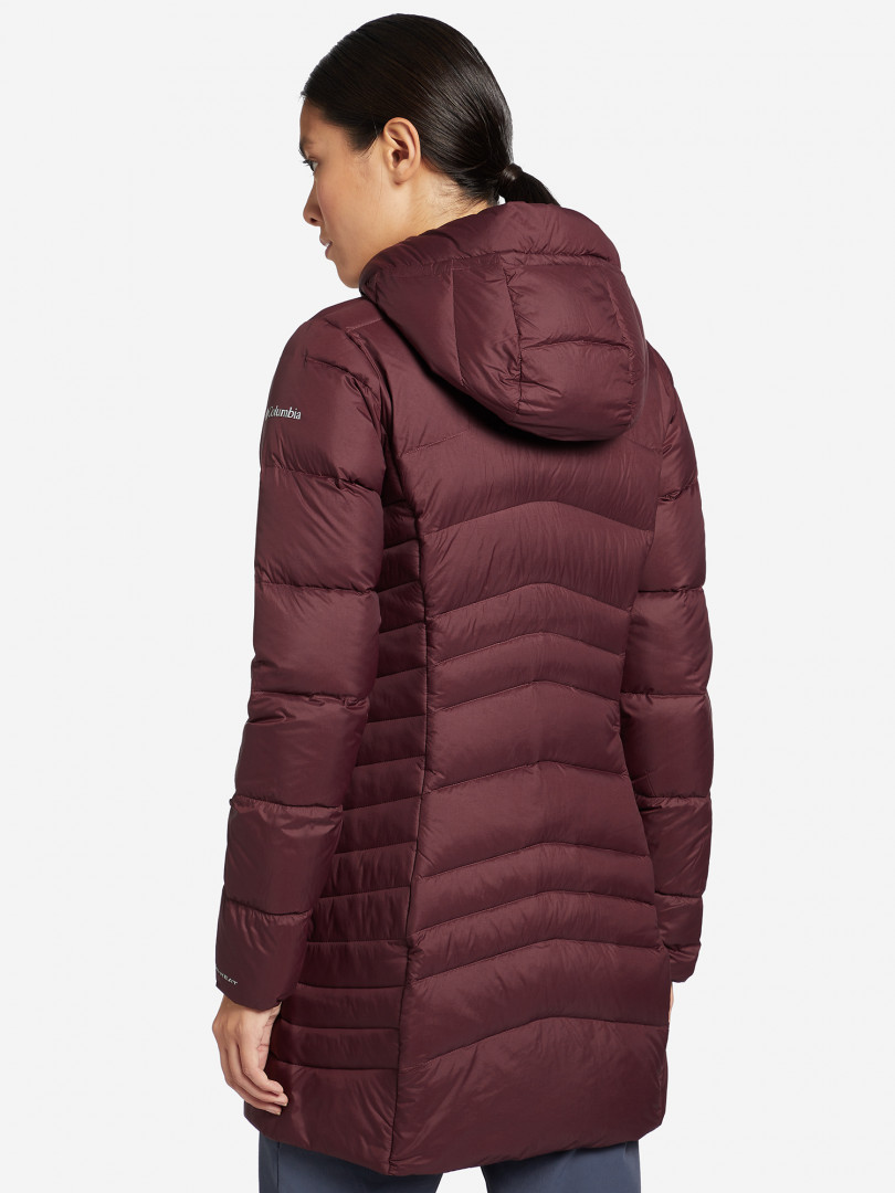 фото Куртка пуховая женская columbia autumn park down mid jacket, красный