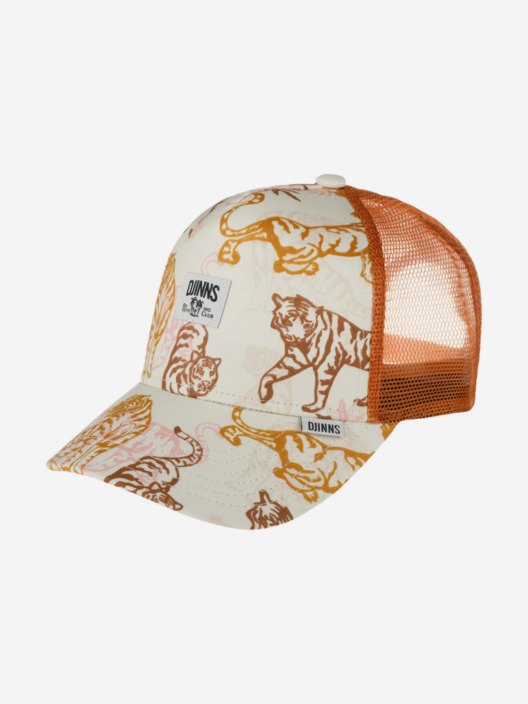 Бейсболка с сеточкой DJINNS HFT Aloha Tiger (бежевый)