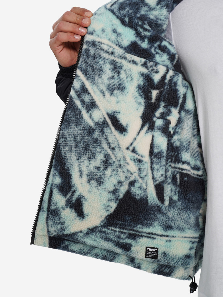 Пуховик мужской двусторонний оверсайз Termit