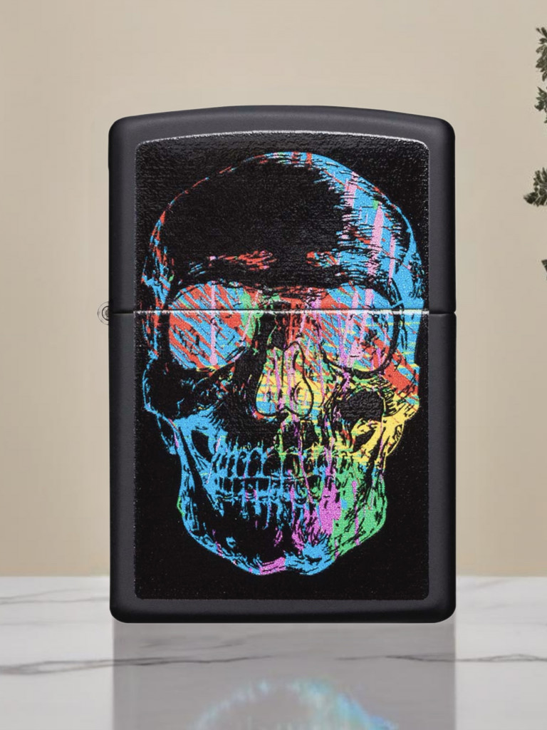 Зажигалка бензиновая ZIPPO 28042 Colorful Skull