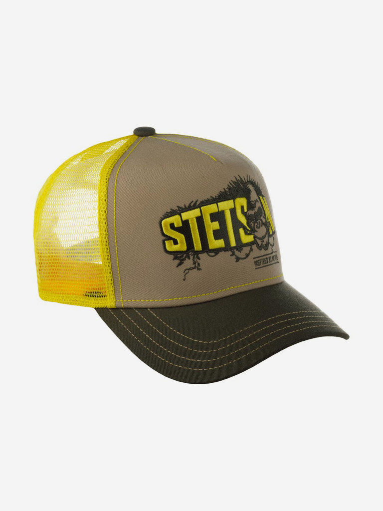 Бейсболка с сеточкой STETSON 7765101 TRUCKER CAP APE SUSTAINABLE (коричневый)