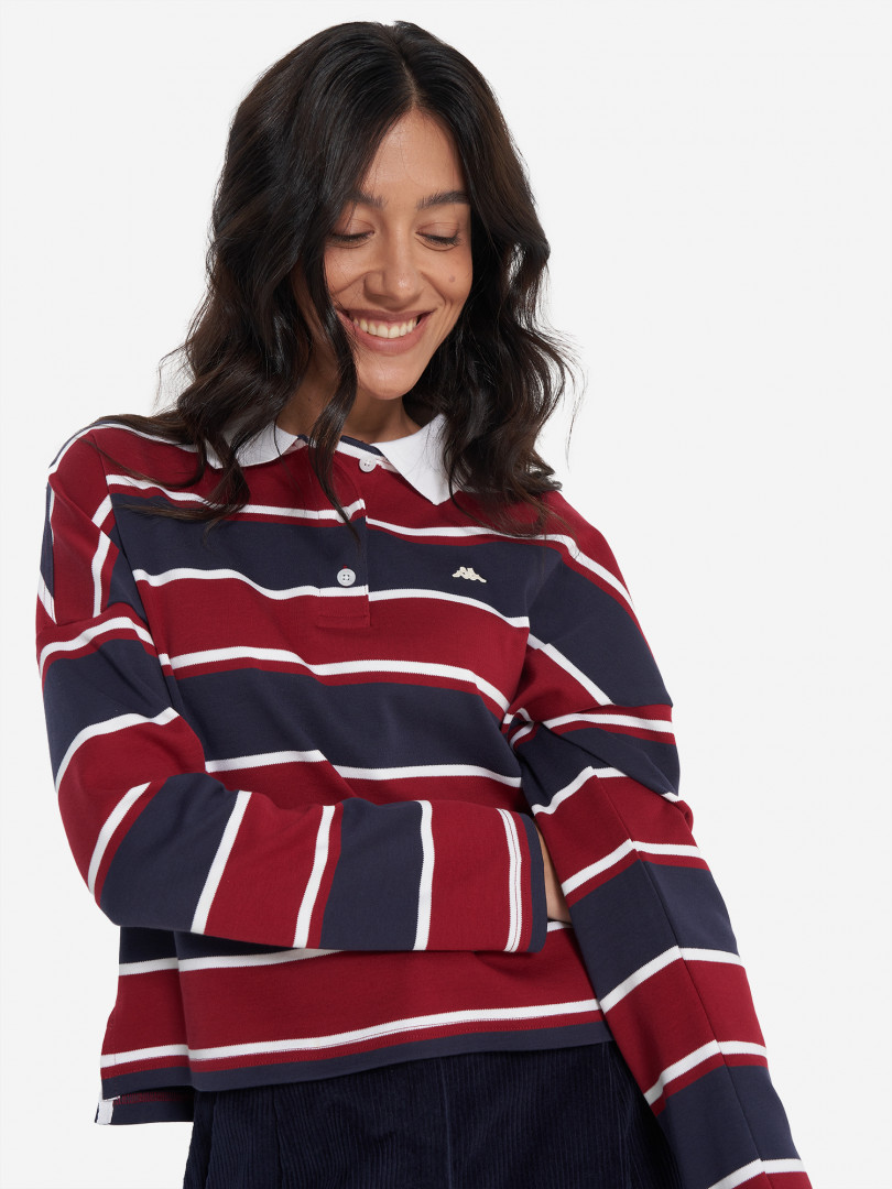 Поло с длинным рукавом женское Robe di Kappa Красный 3999₽