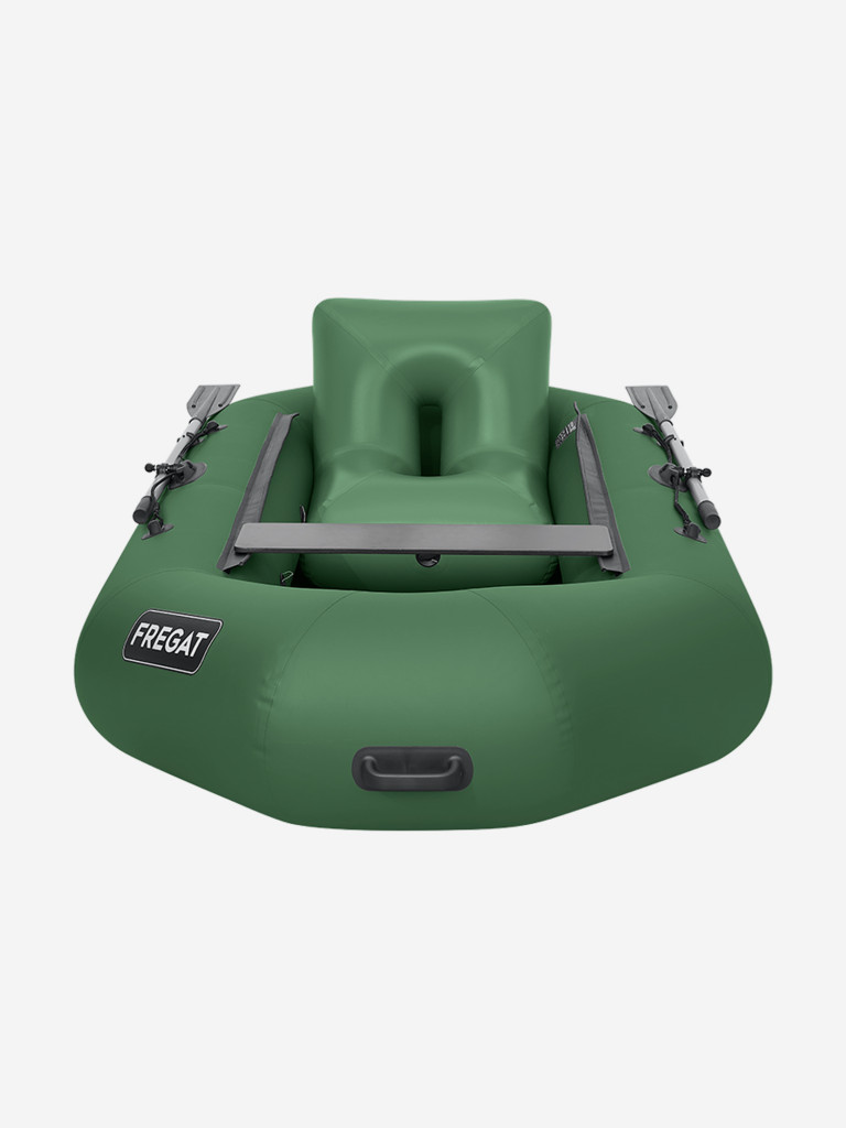 Надувное кресло в лодку ПВХ зеленое