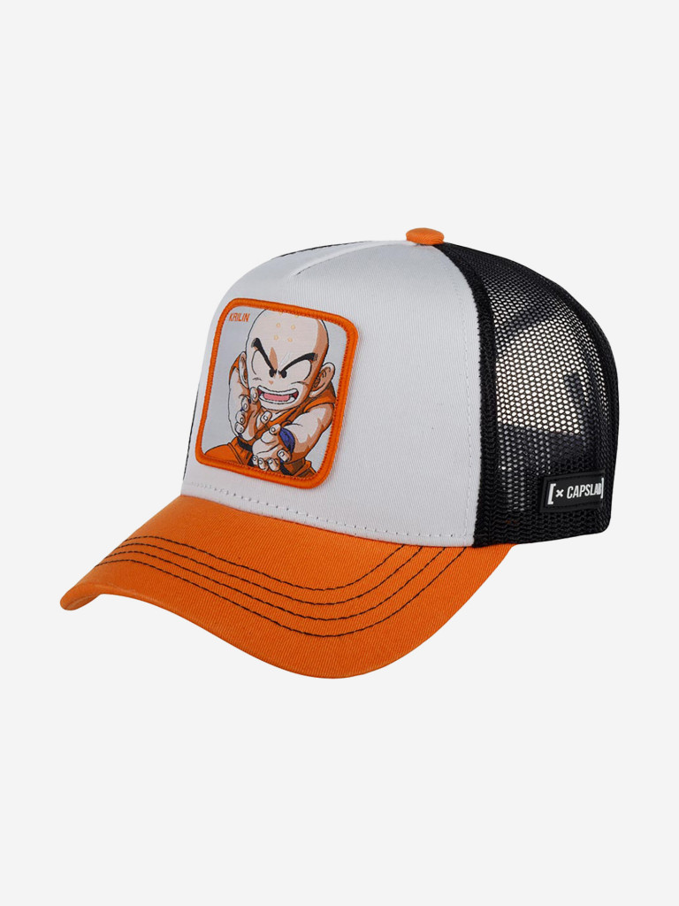 Бейсболка с сеточкой CAPSLAB CL/DB2/1/KRI Dragon Ball Krillin (белый)